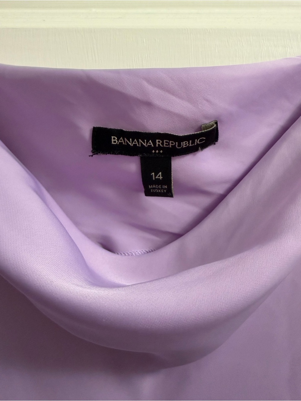 Banana Republic Lavender Slip Dress with Cowl Neck - Picture 3 of 6